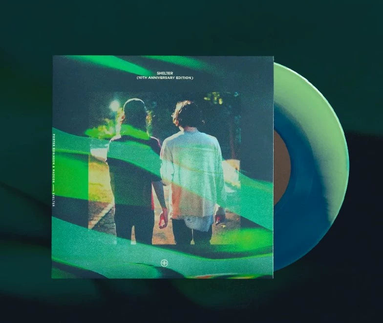 Shelter – 10th Anniversary – Green & Blue 7-Inch Vinyl — main view