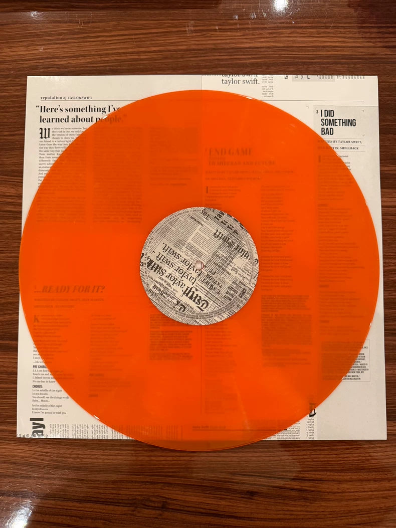 Taylor Swift – Reputation FYE Limited Orange Vinyl 2LP — detail 4