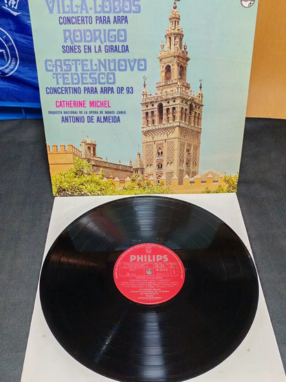 Catherine Michel – Harp Concertos – Dutch Philips Vinyl LP