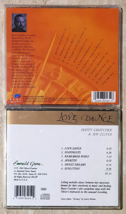 Kevin Kern / Rusty Crutcher & Jim Oliver – Beyond the Sundial + Love Dance – US 2CD Bundle