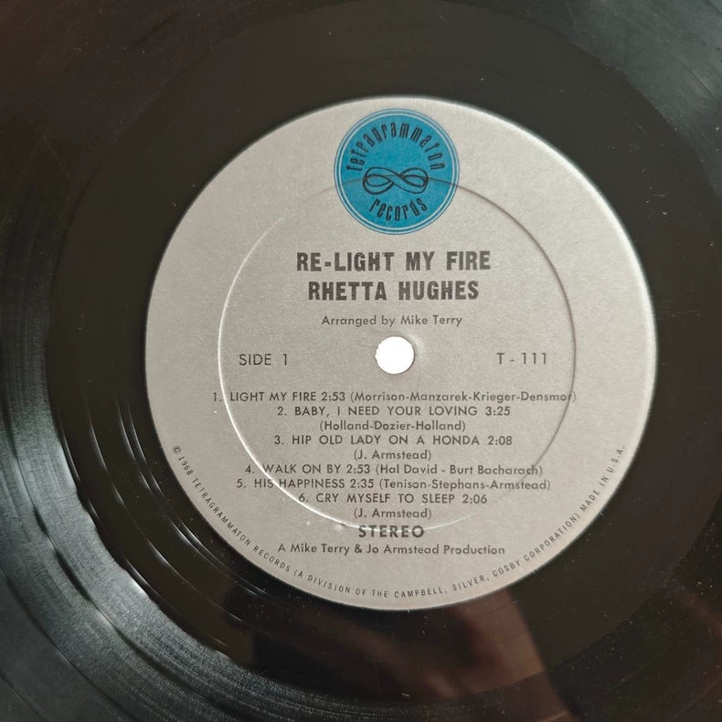 Rhetta Hughes – Re-Light My Fire – 1969 US Vinyl LP