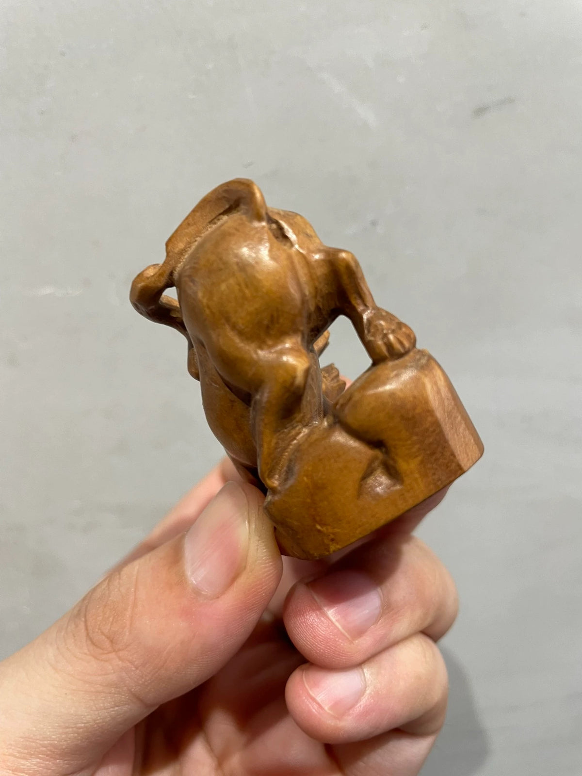 Carved Wooden Tiger Netsuke – source photograph 4