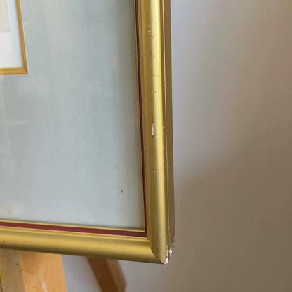 Atsushi Uemura – Sound of Snow – Framed Bird and Camellia Print – detail 9