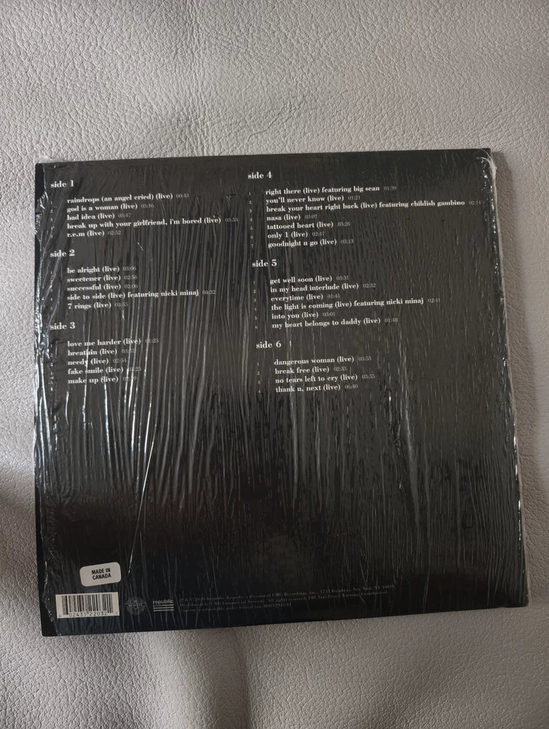Ariana Grande – K Bye for Now (SWT Live) – RSD 3LP – Opened