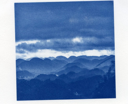 Nature Landscape — Handmade Cyanotype Print