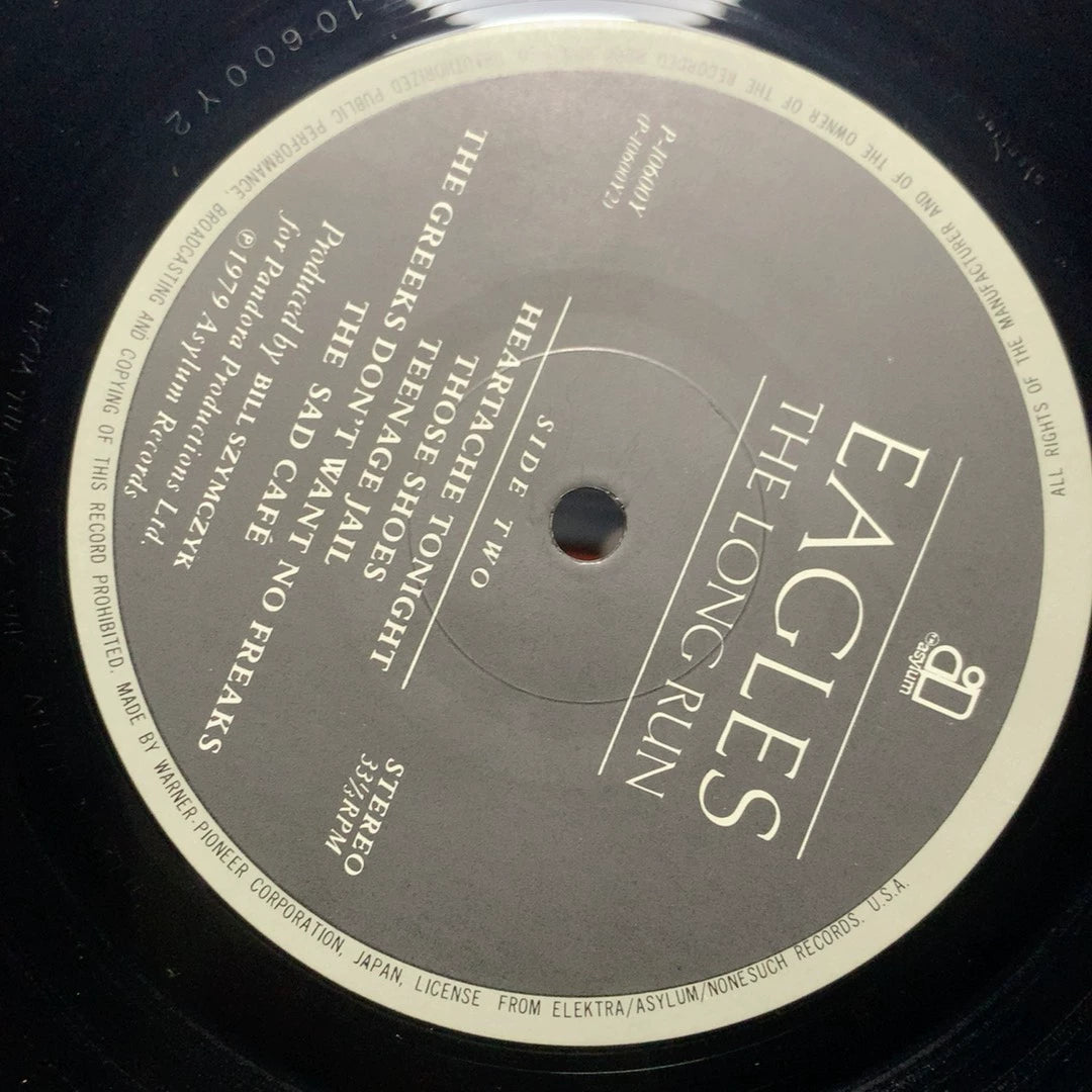 Eagles – The Long Run; actual item detail