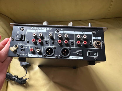 Pioneer DJM-250-K – Two-Channel DJ Mixer, Heavy Cosmetic Wear – actual item photograph 8