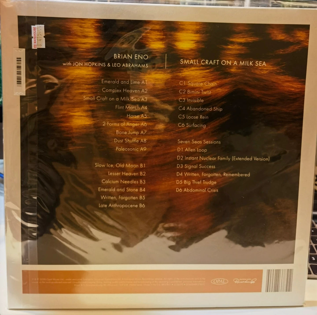 Brian Eno – Small Craft On A Milk Sea – 2LP – actual item photograph 2