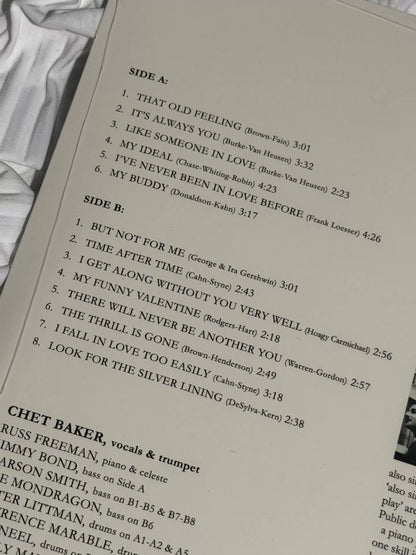Chet Baker – Chet Baker Sings – Limited Yellow 180g Vinyl (LP)