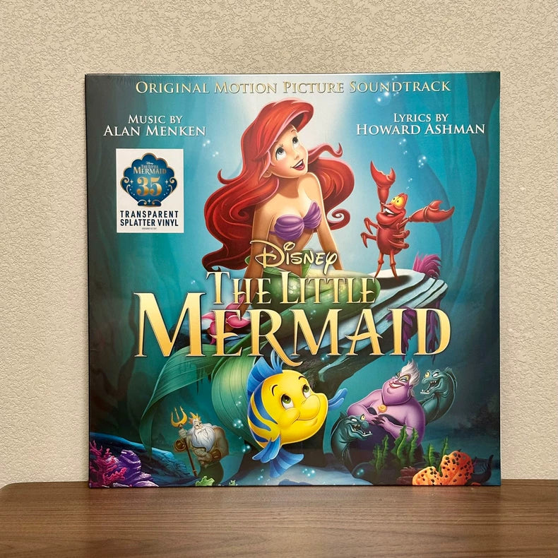 The Little Mermaid – 35th Anniversary Transparent Splatter Vinyl LP — main view