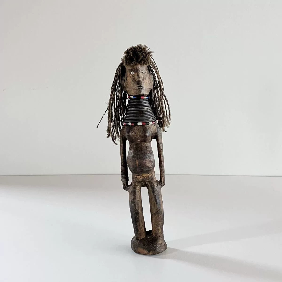 Vintage Kenya Turkana Hand-Carved Wooden Figure