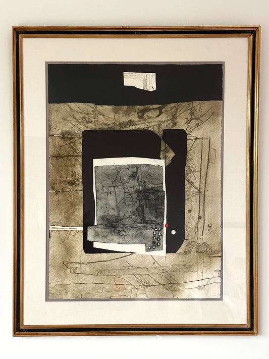Antoni Clavé – Signed Carborundum Etching, Framed 100 × 80 cm — original seller image 1