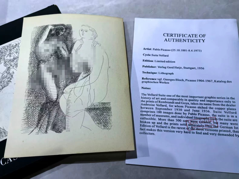 Picasso Vollard Limited Print – 1956 – 28 × 22 cm