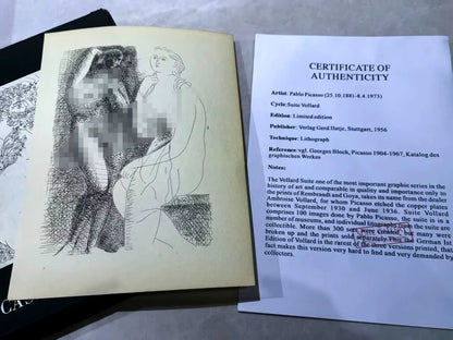 Picasso Vollard Limited Print – 1956 – 28 × 22 cm