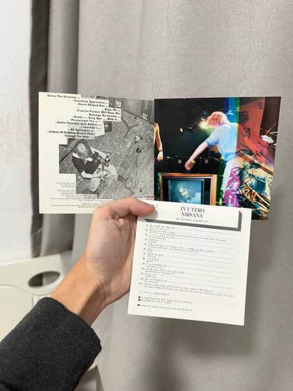 Nirvana – In Utero – Japanese CD with Lyric Insert – actual item photograph 5