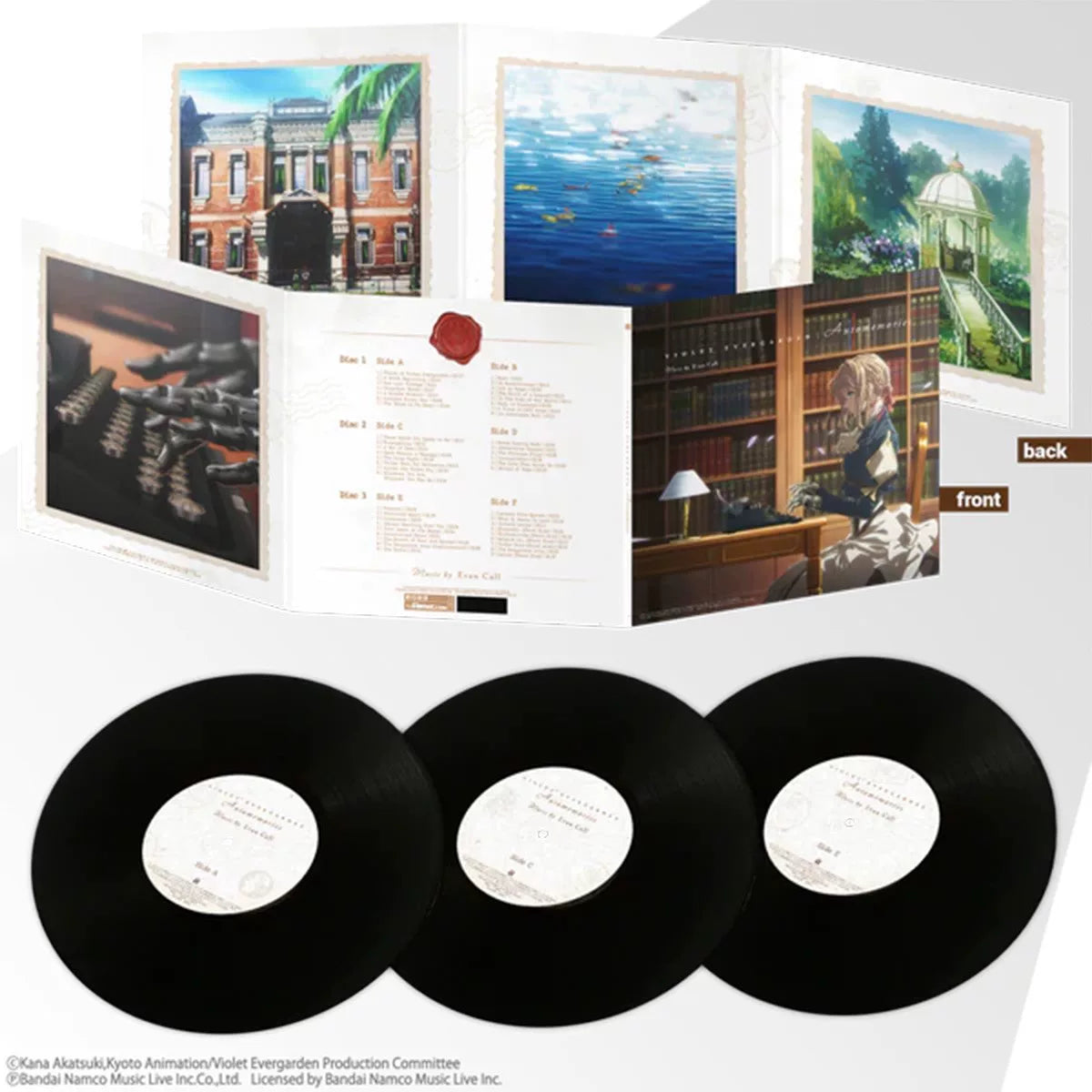 Violet Evergarden Original Soundtrack Three Vinyls