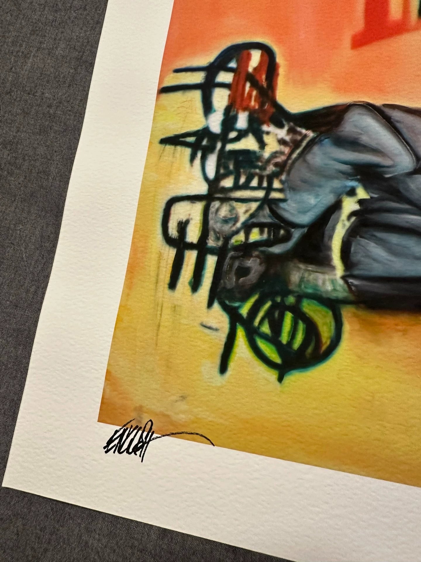 Ron English – Eternal Boxer Basquiat Signed Limited Print