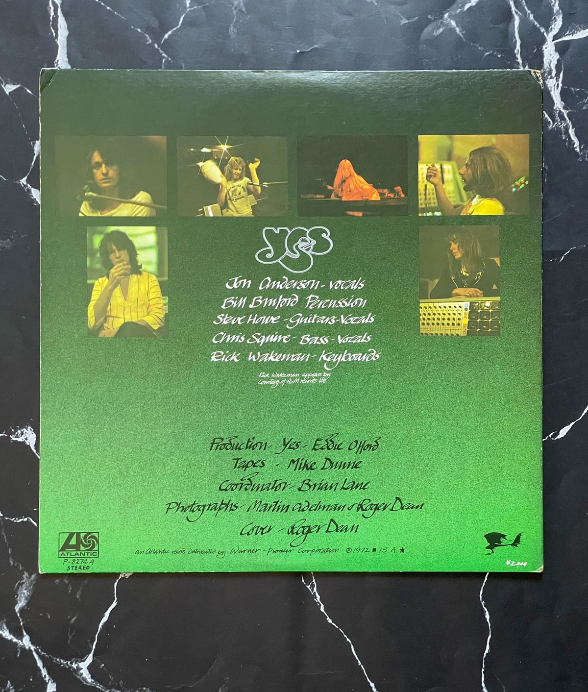 Yes – Close to the Edge – Japanese Vinyl LP, P-8274A – detail 2