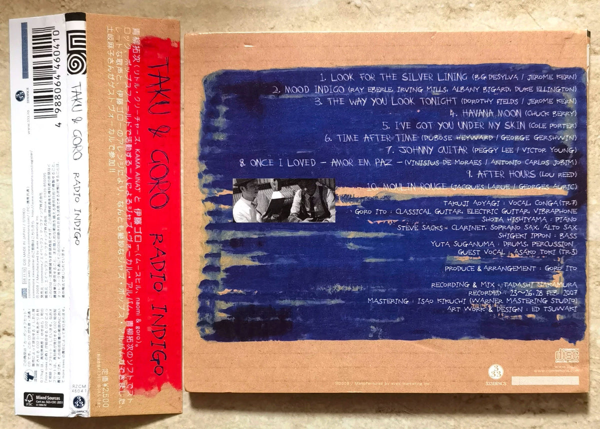 Taku & Goro – Radio Indigo – Japanese CD + DVD