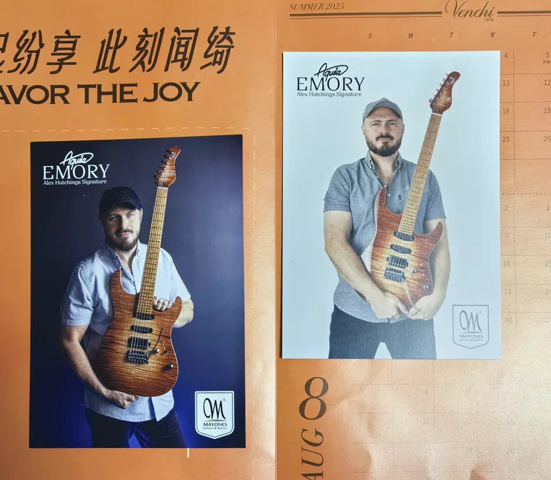 Alex Hutchings Music Posters — Set of 2