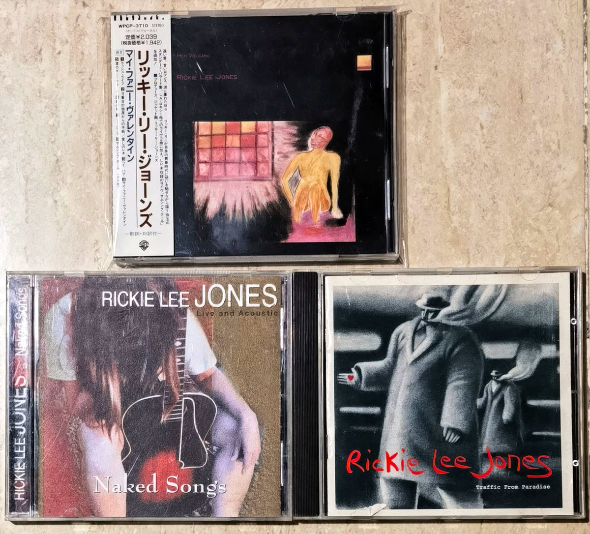 Rickie Lee Jones – Girl at Her Volcano + Naked Songs + Traffic from Paradise – 3CD Bundle