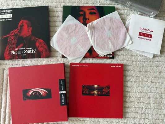 G-DRAGON – Kwon Ji Yong – 1CD + 2DVD Collector Set – actual product photo 1