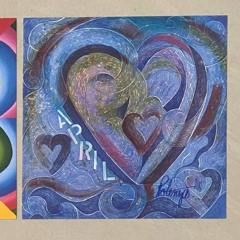 Polinya Signed Heart Art Print – Choice of Two – Galaxy Swirl Heart