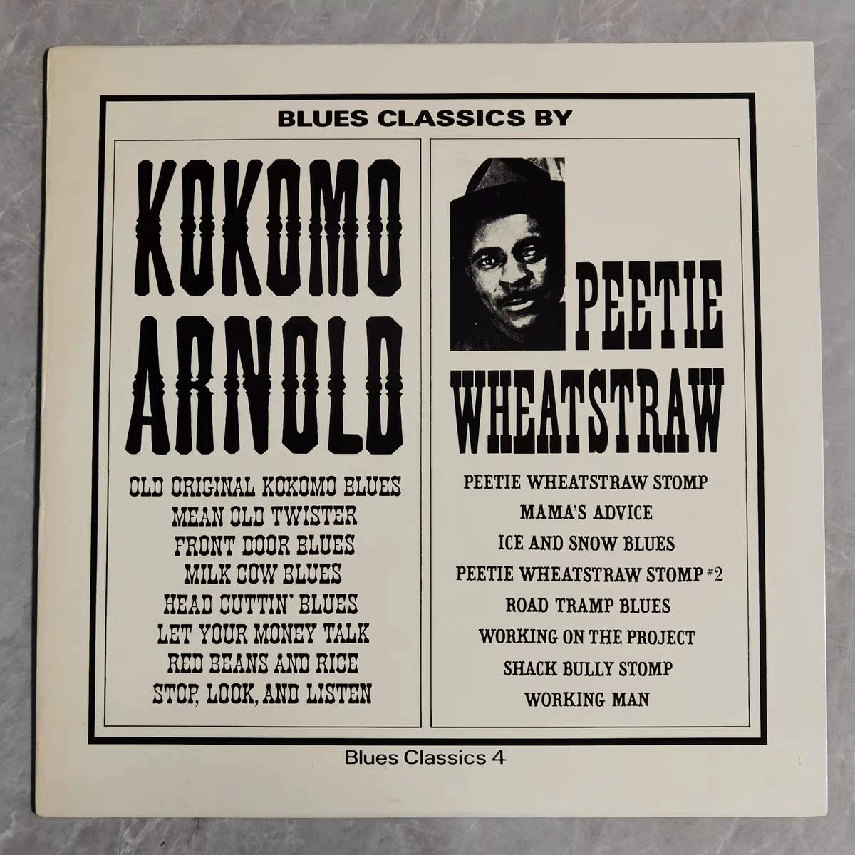 Kokomo Arnold & Peetie Wheatstraw – Blues Classics 4 (LP) – photo 1