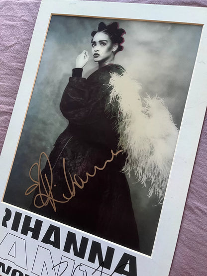 Rihanna – Anti World Tour 2016 Signed Holographic Poster