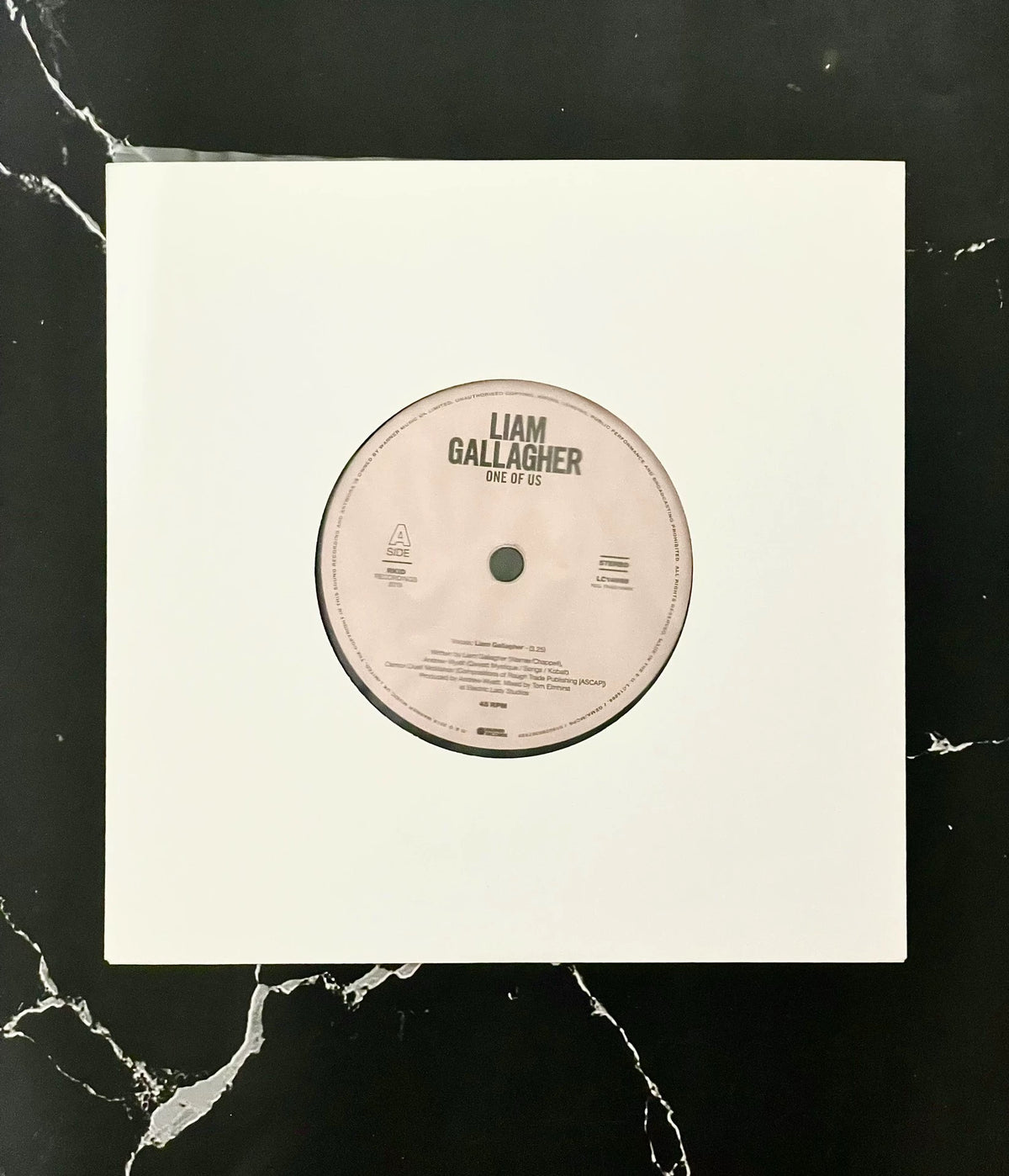Liam Gallagher – One Of Us; actual item