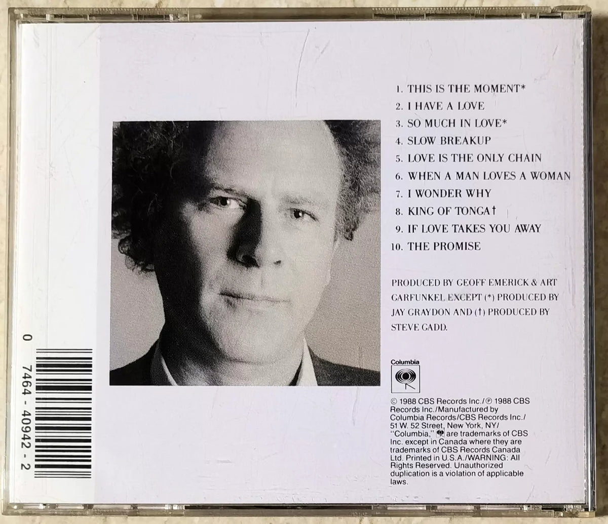 Art Garfunkel – Lefty – US CD