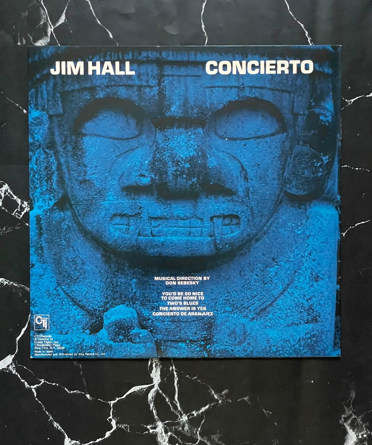 Jim Hall – Concierto – Japanese LP – actual item photograph 2