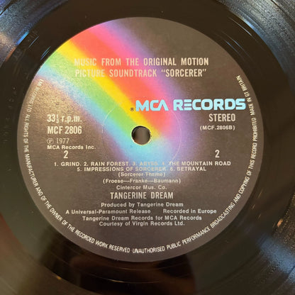 Tangerine Dream – Sorcerer; actual item detail