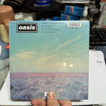 Oasis – Whatever – 30th Anniversary Splatter Vinyl (7") — photo 2