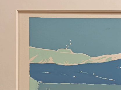 Takeo Honma – Mountain and Lake – Signed Artist’s Proof Screenprint