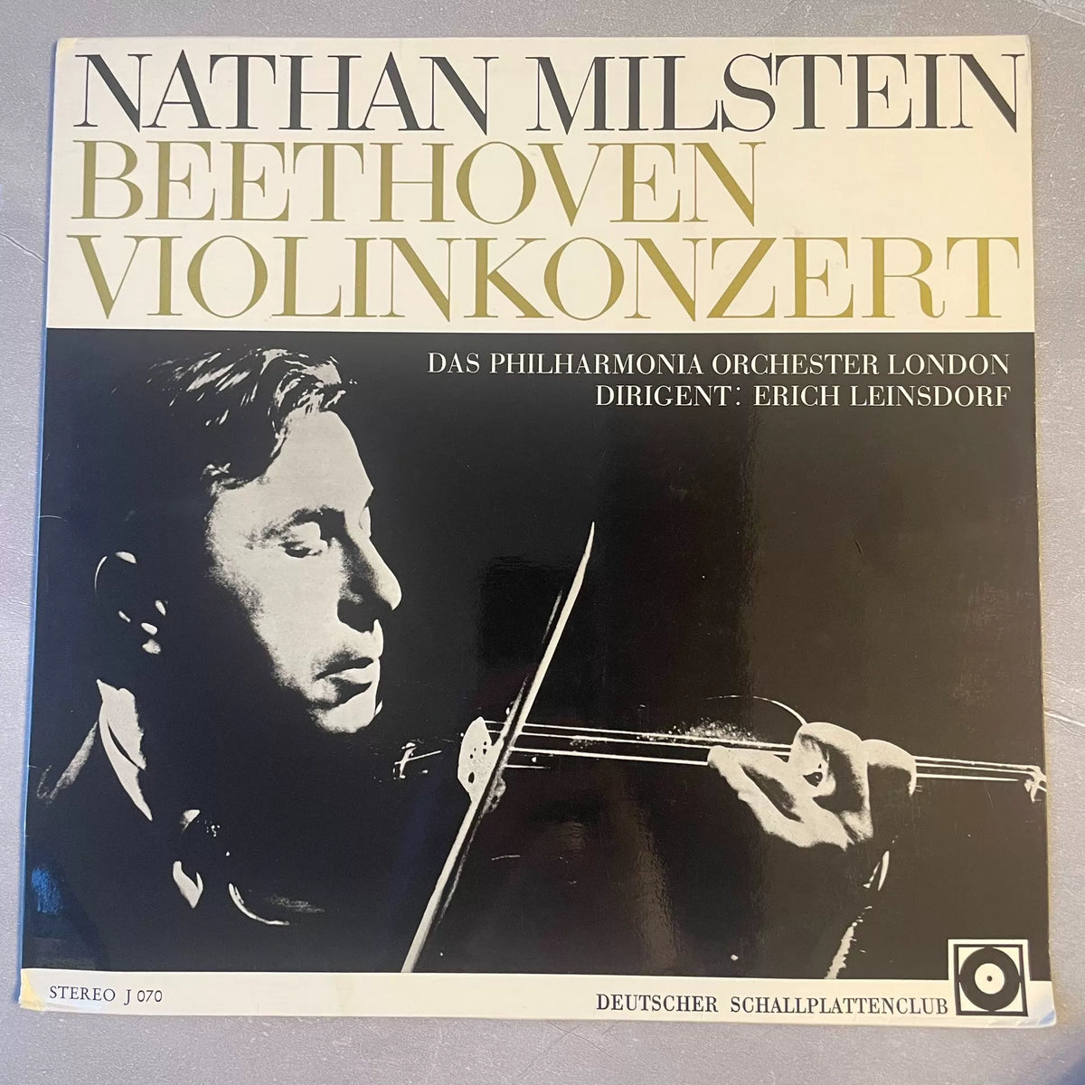 Nathan Milstein – Beethoven Violin Concerto – German Vinyl LP