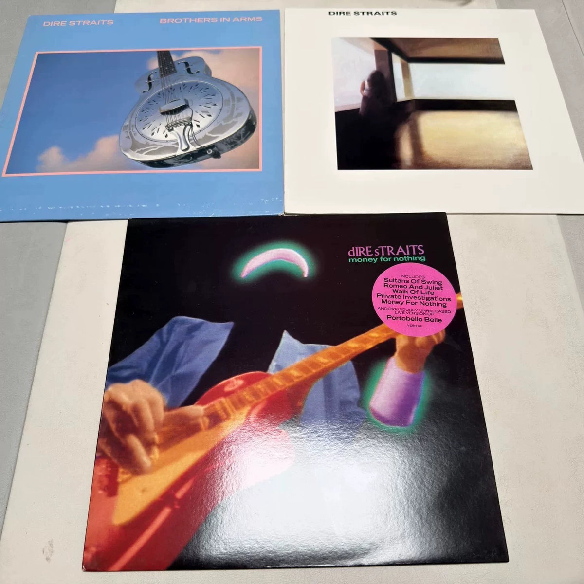 Dire Straits – First-Press Vinyl Selection — front view