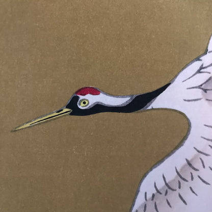 Tomikichiro Tokuriki – Two Cranes – Woodblock Print — product detail 5