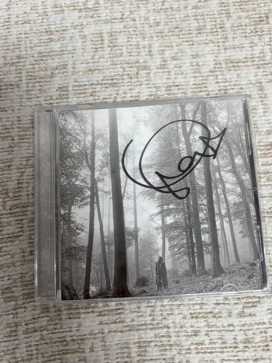 Taylor Swift – Folklore – Signed CD with Heart – Replacement Jewel Case