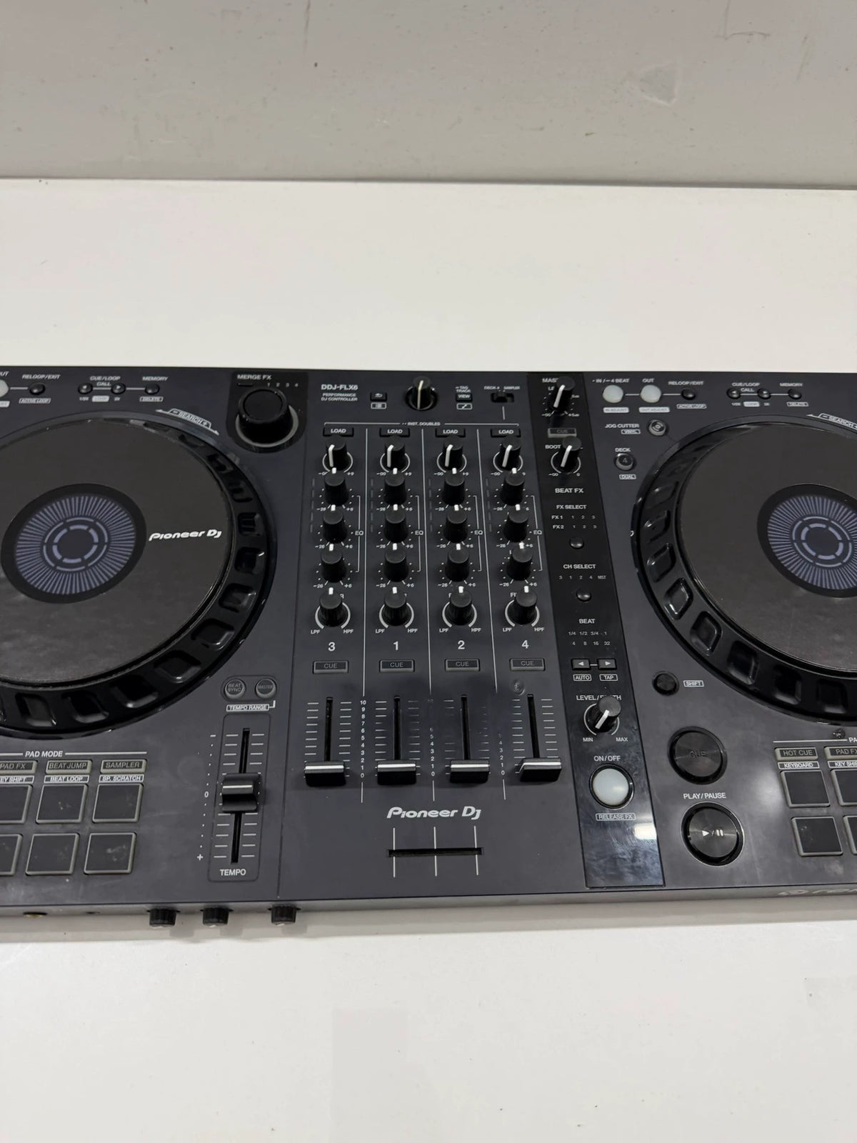 Pioneer DJ DDJ-FLX6 – Black DJ Controller, July 2021 – actual item photograph 3