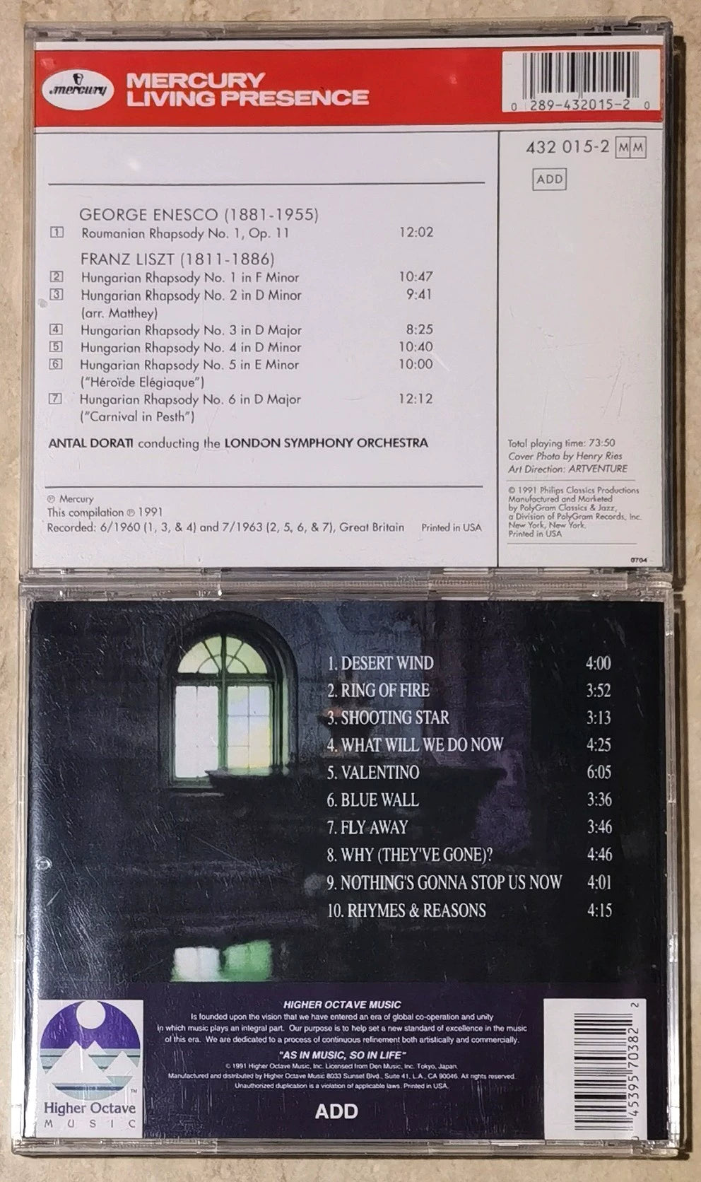 Antal Dorati / Yuki – Romanian & Hungarian Rhapsodies + Fly Away – US 2CD Bundle