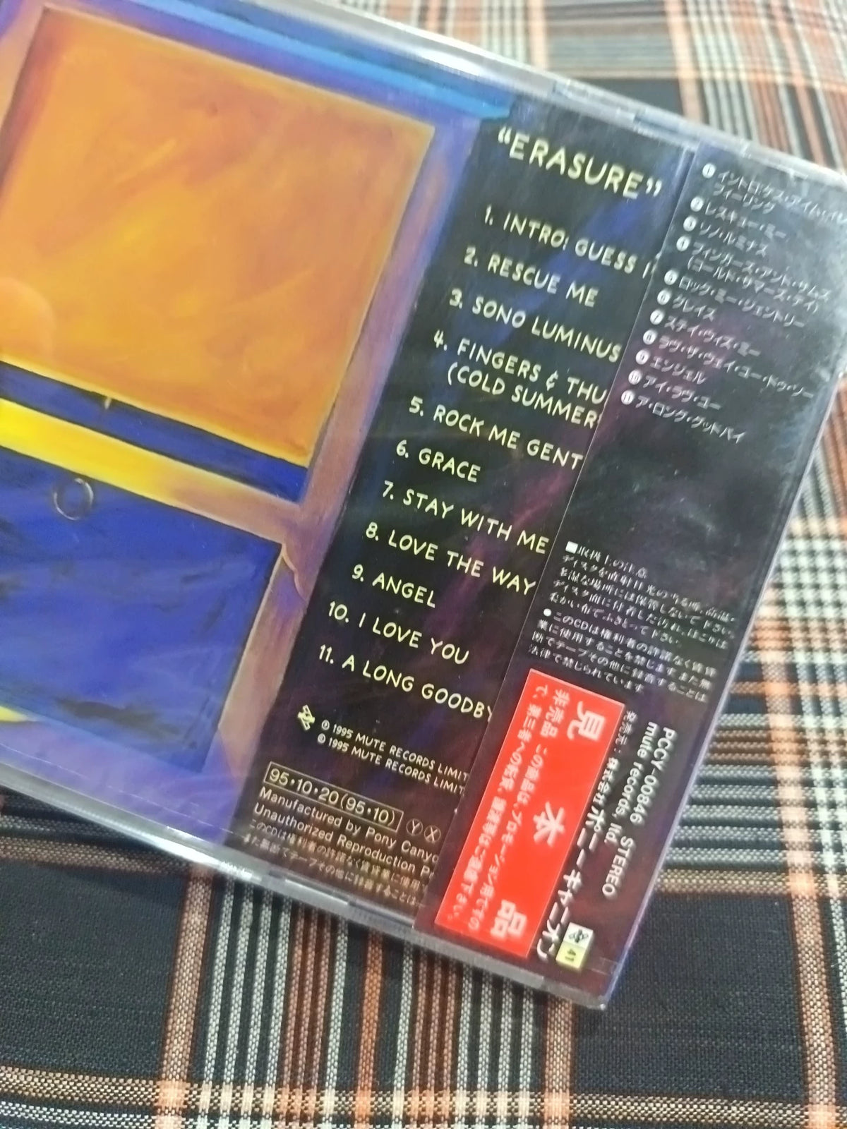 Erasure – Erasure – Japanese Promo CD, Sealed – detail 4