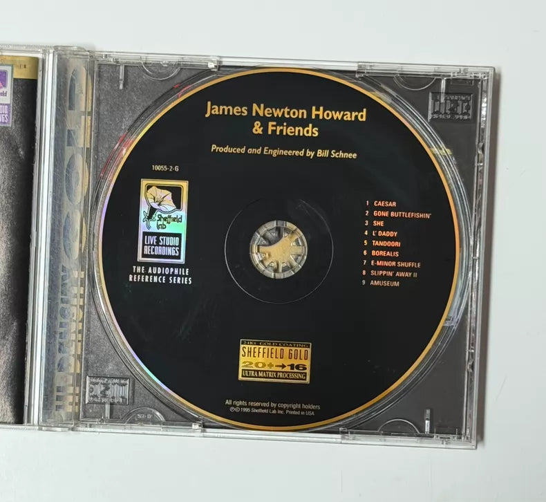 James Newton Howard & Friends – Sheffield Lab 24K Gold CD – Used – photo 5
