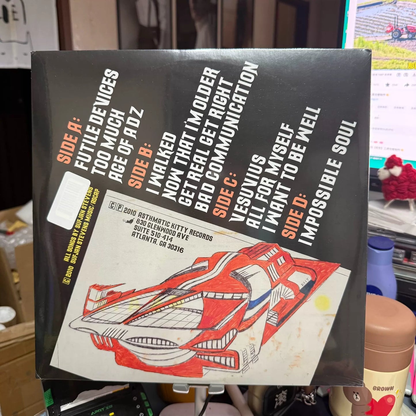 Sufjan Stevens – The Age Of Adz – UO Grape Purple Vinyl (2LP) – product photo 3