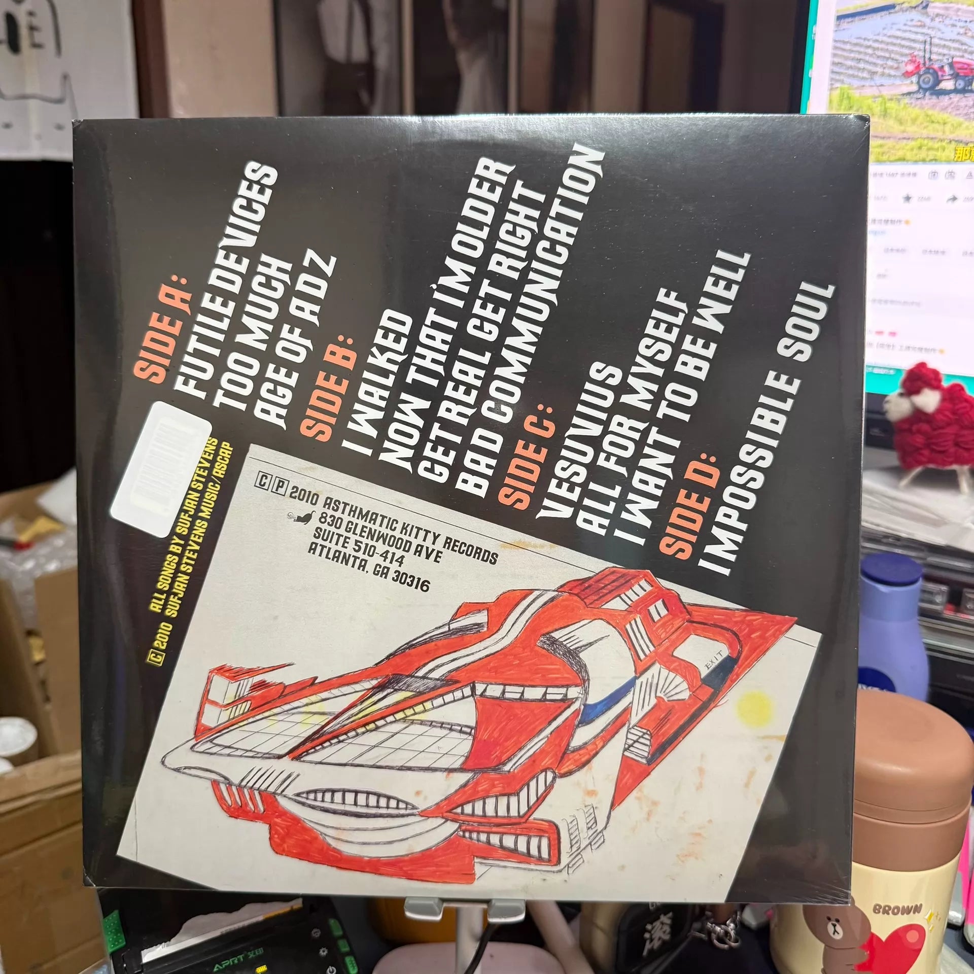 Sufjan Stevens – The Age Of Adz – UO Grape Purple Vinyl (2LP) – product photo 3