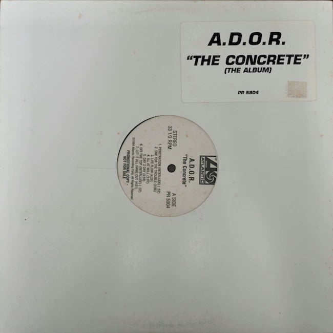 A.D.O.R. – The Concrete, US Promotional Edition (LP) – photo 1