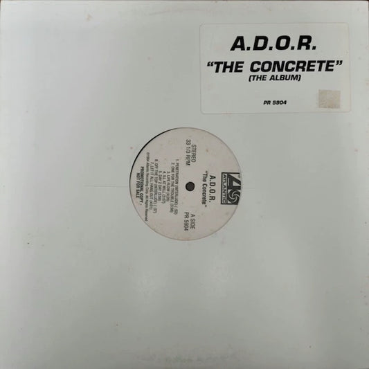A.D.O.R. – The Concrete, US Promotional Edition (LP) – photo 1