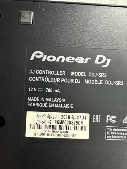 Pioneer DJ DDJ-SR2 – Used Controller with Case – actual item photograph 5