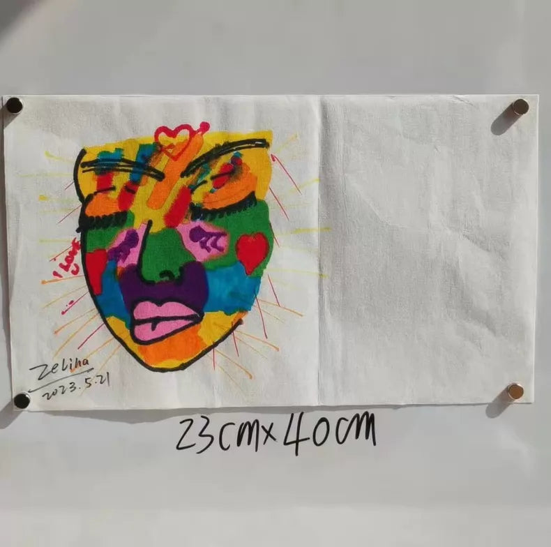 Zeliha Signed Original African Portrait Drawing – Choice of 8 – Artwork 6