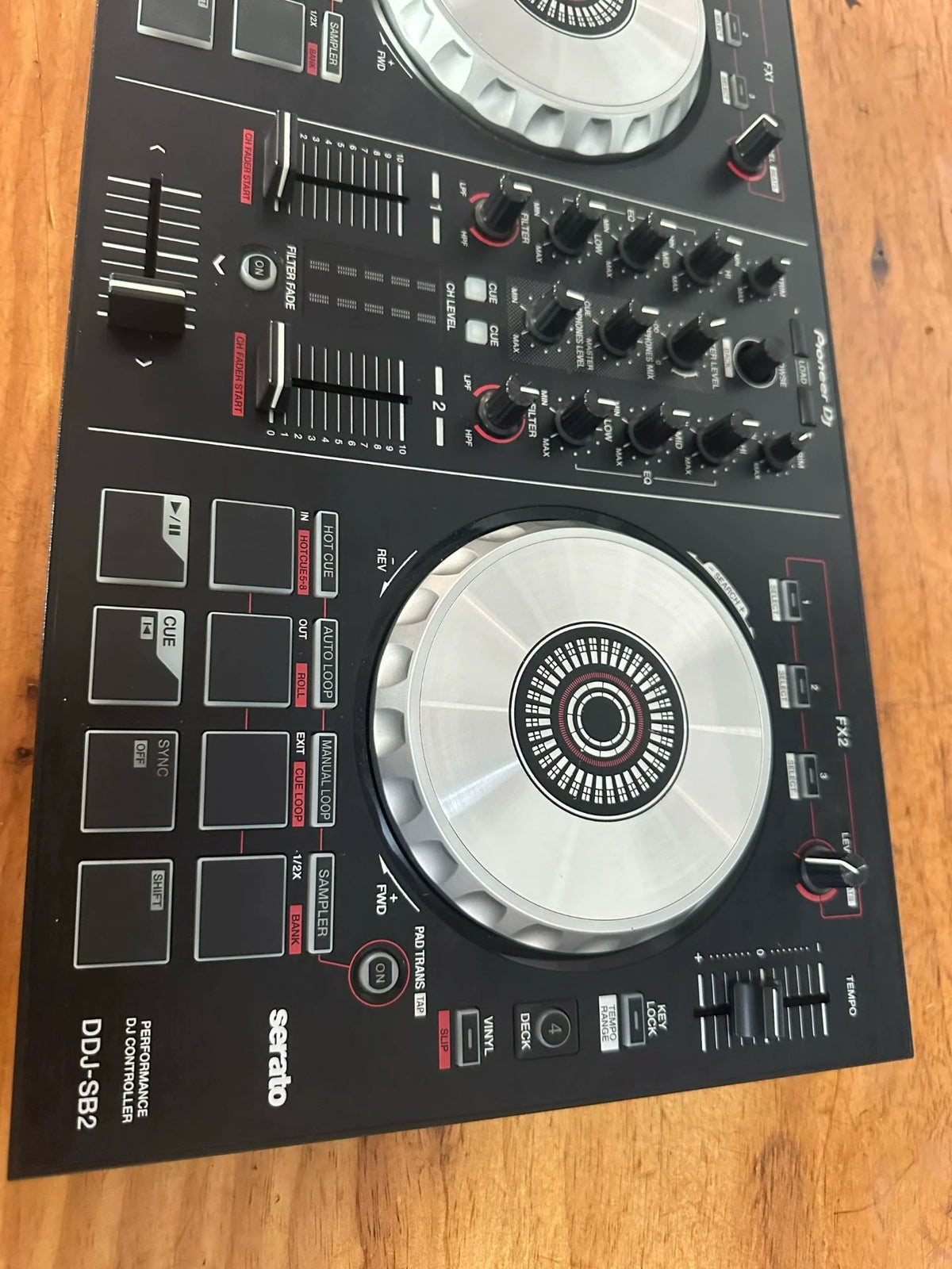 Pioneer DJ DDJ-SB2 Controller with Cables – Used – actual item photograph 2